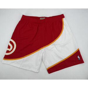 Mitchell & Ness Atlanta Hawks Swingman Shorts 86 NBA Size 2XL New